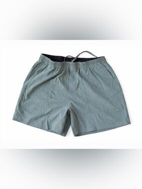 lululemon athletica  Green Drawstring Athletic Shorts